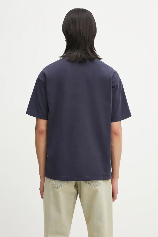 Odzież Napapijri t-shirt bawełniany S-Cortona NP0A4ILQ1761 granatowy