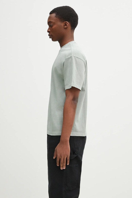 Napapijri t-shirt bawełniany S-Cortona NP0A4ILQG1X1 zielony SS25