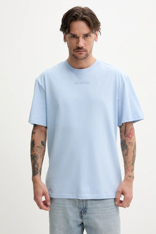 Îmbrăcăminte Karl Kani tricou din bumbac 60300332 albastru