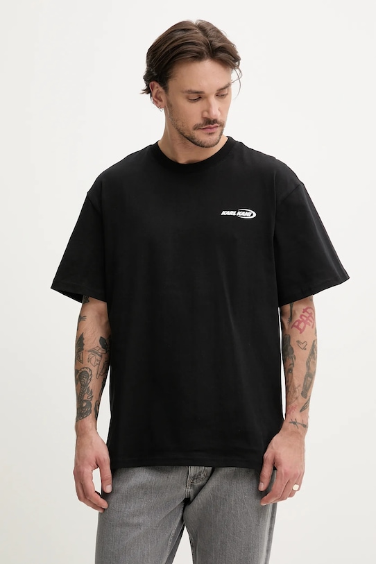 Odzież Karl Kani t-shirt bawełniany 60300349 czarny