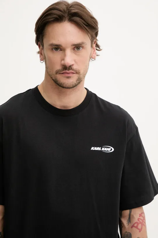Karl Kani t-shirt bawełniany czarny 60300349