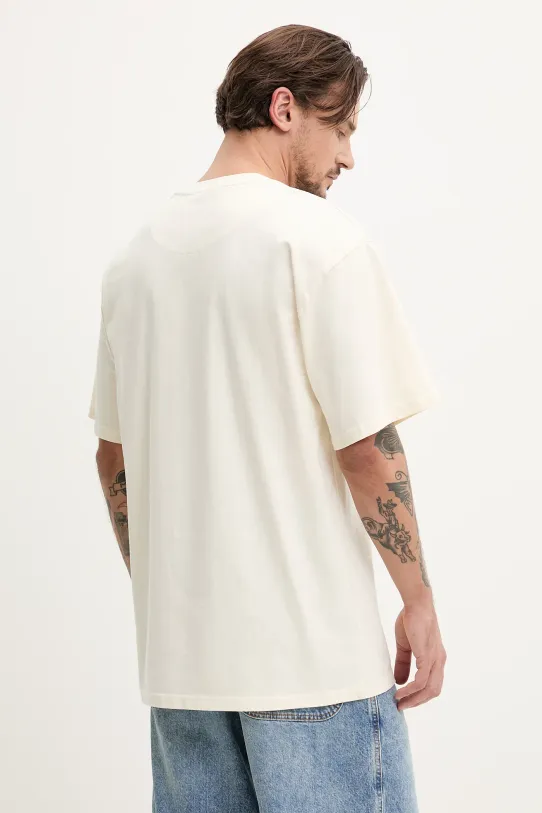 Одяг Бавовняна футболка Karl Kani 60300336 бежевий