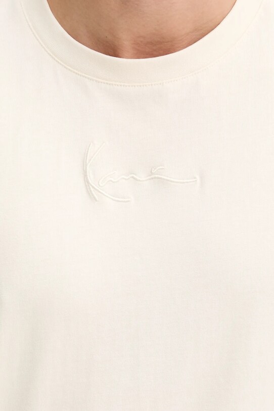 Karl Kani t-shirt bawełniany 60300336 beżowy