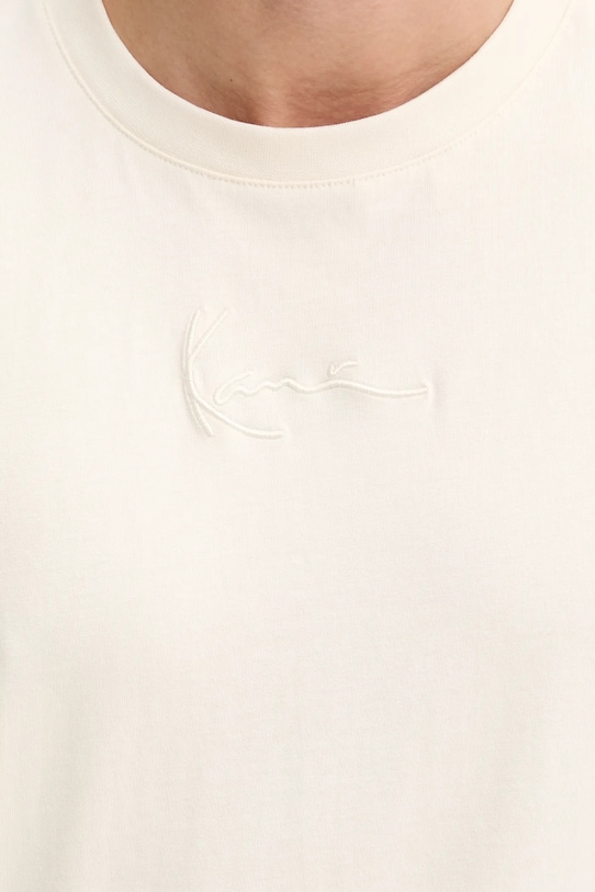 Бавовняна футболка Karl Kani 60300336 бежевий