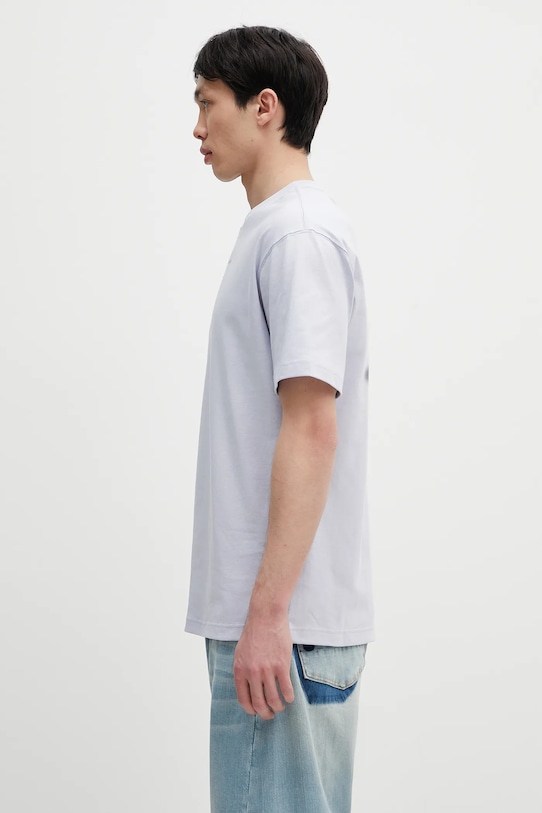 Odzież Puma t-shirt bawełniany GRAPHICS The Puma Cat Tee 629411 niebieski