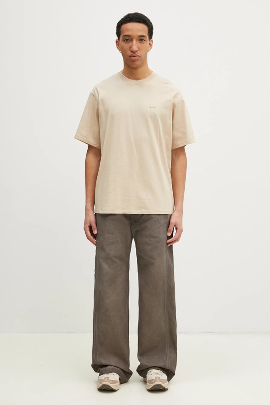 Dickies cotton t-shirt Clancy Heavyweight Tee Ss Irish Cream DK0A4Z4LF951 beige