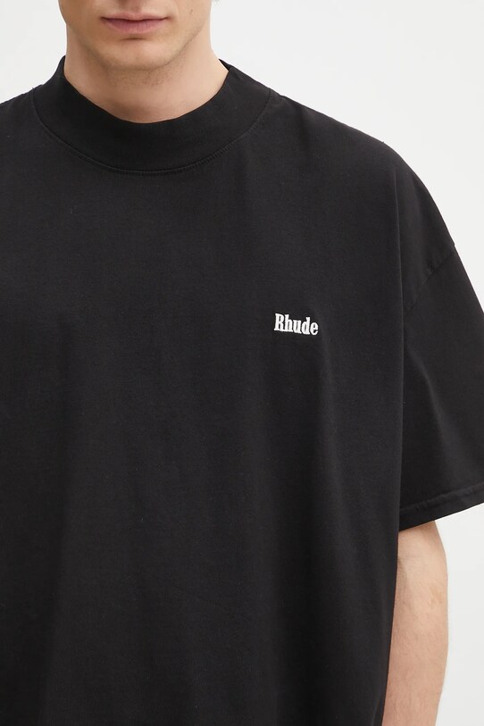 RHUDE t-shirt bawełniany Classique czarny RHPS25TT16012
