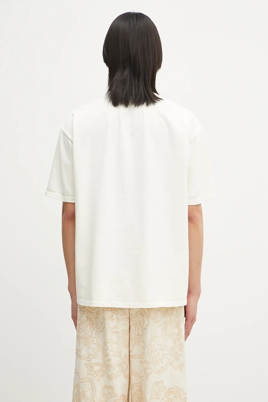 Îmbrăcăminte RHUDE tricou din bumbac French Riviera RHPS25TT08012 bej