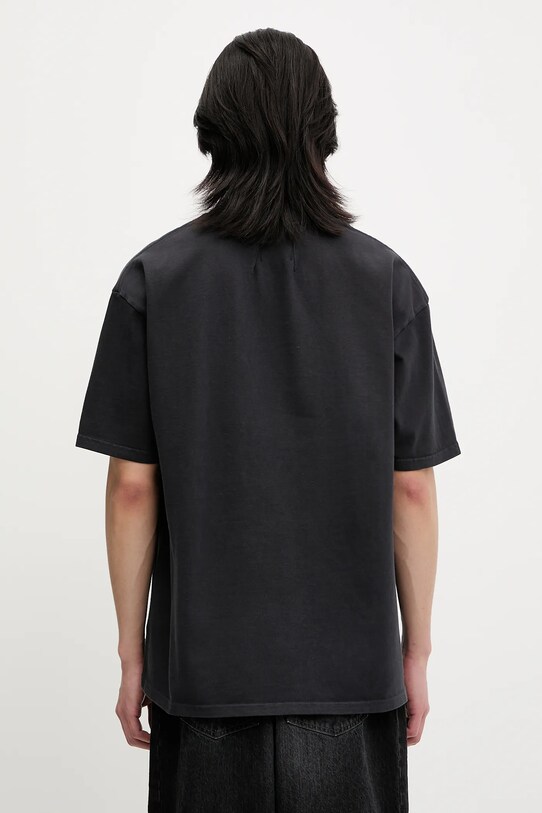 Odzież RHUDE t-shirt bawełniany Petrol Patch RHSS25TT12012 czarny