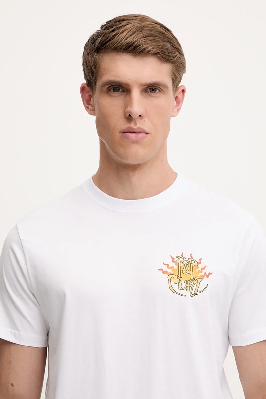 Rip Curl tricou din bumbac DAZED alb 0OFMTE