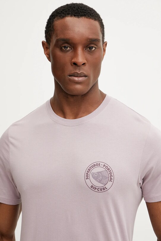 Rip Curl tricou din bumbac DESTI ANIMALS roz 0OHMTE
