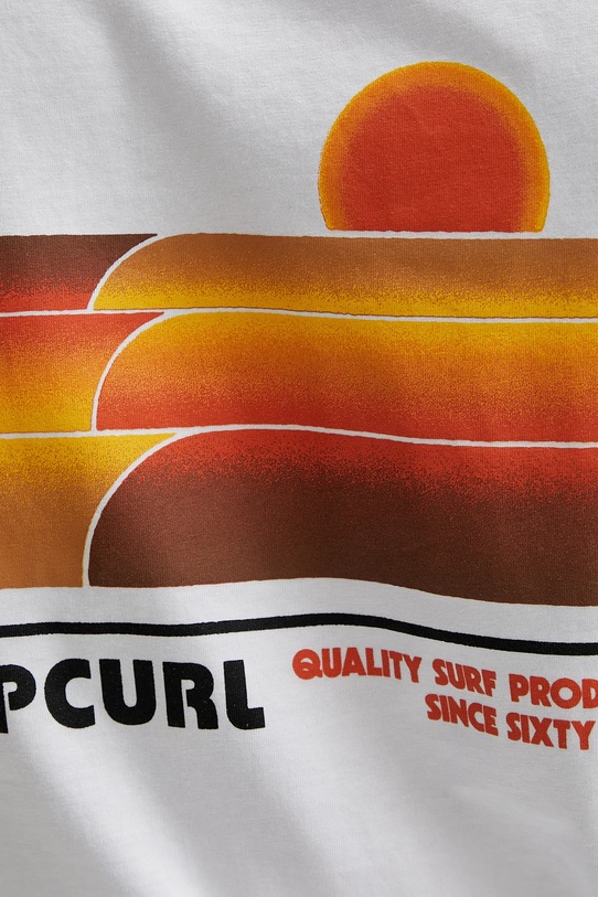 Rip Curl tricou din bumbac SURF REVIVAL 0OIMTE alb