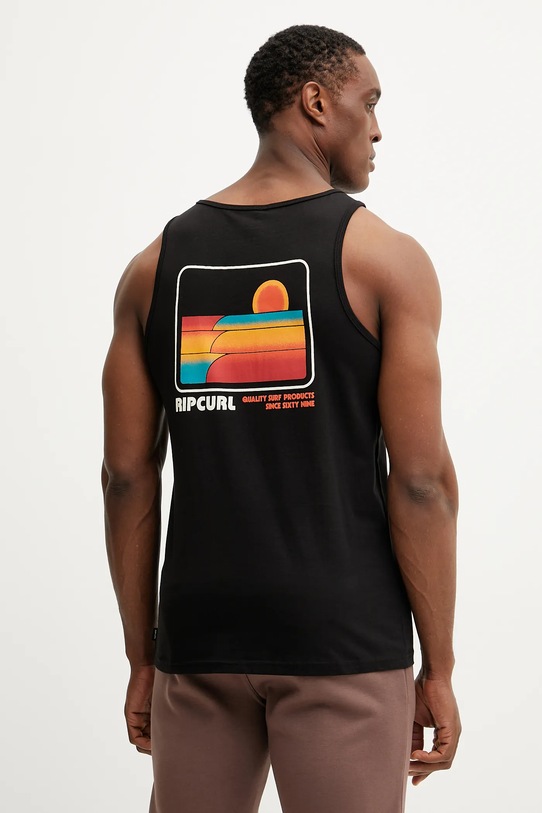 Одяг Бавовняна футболка Rip Curl SURF REVIVAL 0OIMTE чорний