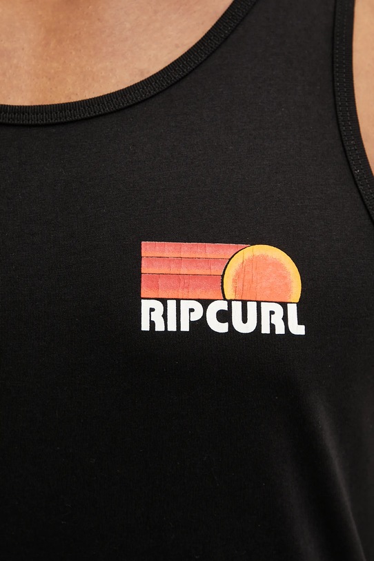 Бавовняна футболка Rip Curl SURF REVIVAL 0OIMTE чорний