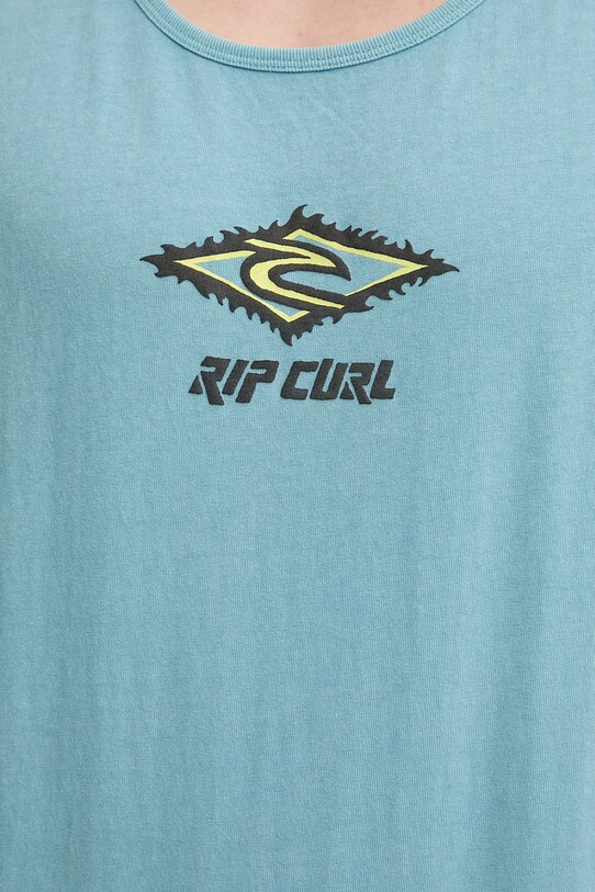 Rip Curl tricou din bumbac RAW ENERGY 0OKMTE turcoaz