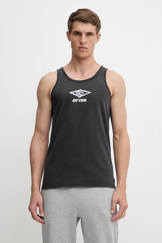 Rip Curl tricou din bumbac RAW ENERGY print gri 0OKMTE