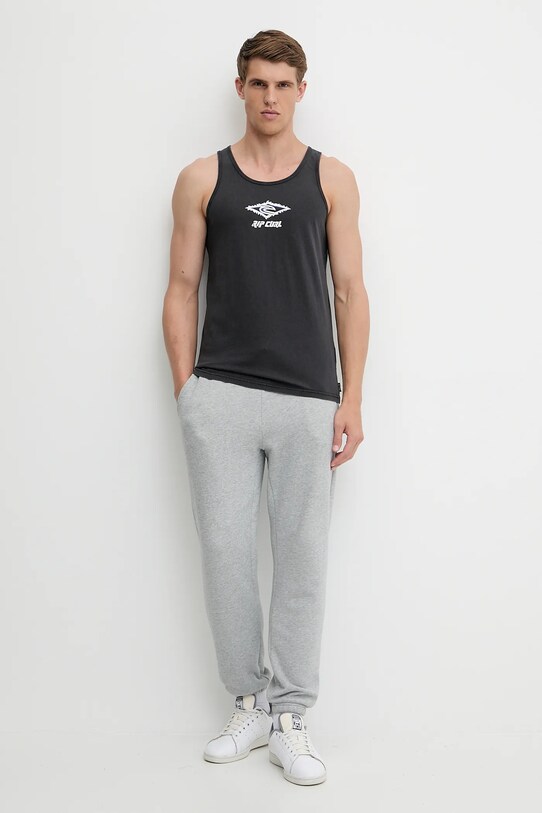 Rip Curl tricou din bumbac RAW ENERGY 0OKMTE gri SS25