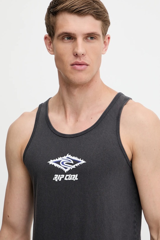 Βαμβακερό μπλουζάκι Rip Curl RAW ENERGY γκρί 0OKMTE