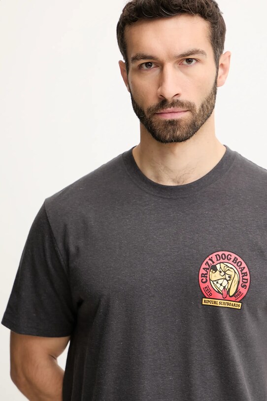 Rip Curl t-shirt SHAPER ADDRESS szary 0Q7MTE
