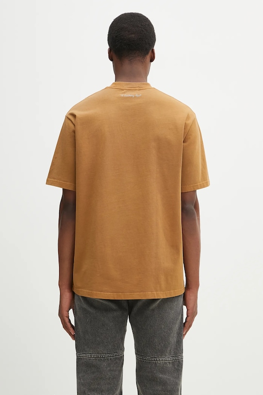 Odjeća Pamučna majica A Bathing Ape Garment Dye Shark Relaxed Fit 1K80109316 smeđa