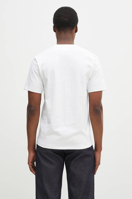 Îmbrăcăminte A Bathing Ape tricou din bumbac 1St Camo Milo On Bape 2K80110005 alb