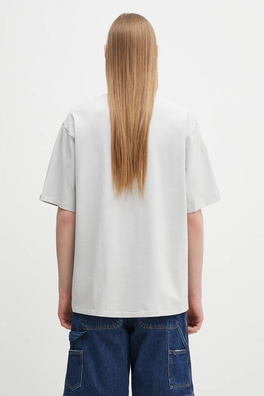 Odjeća Pamučna majica A Bathing Ape Map Camo College 1L30110323 siva