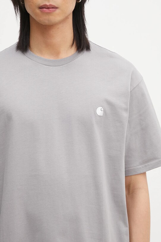Carhartt WIP t-shirt in cotone S/S Madison T-Shirt grigio I033000.2QEXX