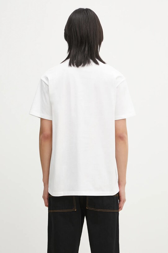 Дрехи Памучна тениска Carhartt WIP S/S Pocket Heart T-Shirt I032128.00AXX бял