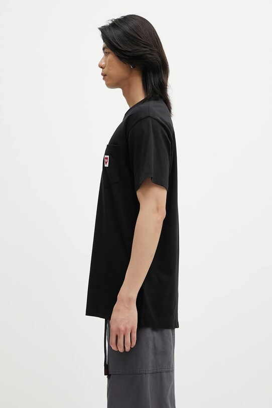 Хлопковая футболка Carhartt WIP S/S Pocket Heart T-Shirt I032128.1V2XX чёрный SS25