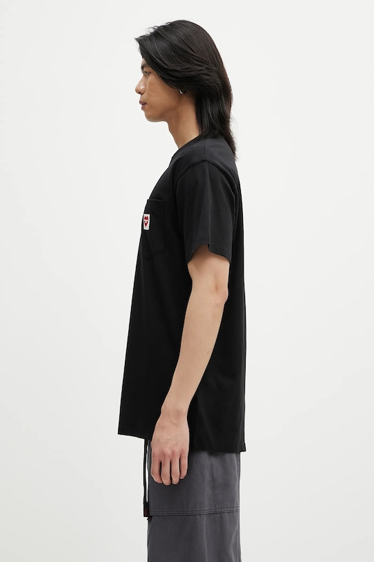 Bavlněné tričko Carhartt WIP S/S Pocket Heart T-Shirt I032128.1V2XX černá SS25