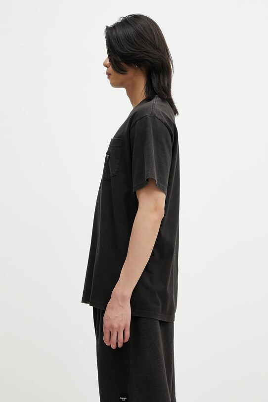 Хлопковая футболка Carhartt WIP S/S Ingo Pocket T-Shirt I034486.89GD чёрный SS25