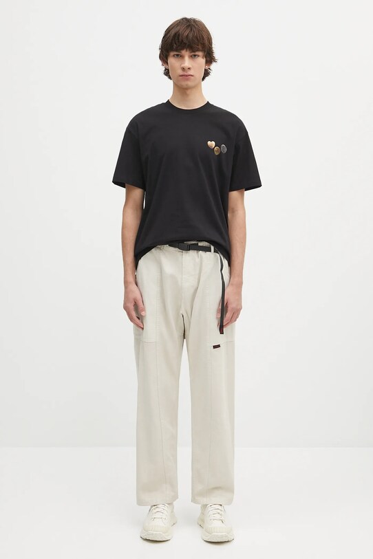 Bavlnené tričko Carhartt WIP S/S Button T-Shirt I034658.89XX čierna