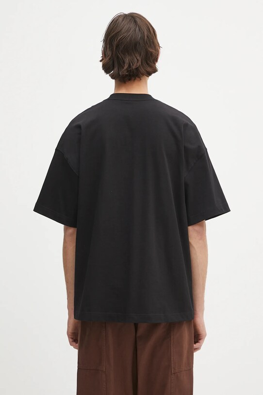 Ρούχα Βαμβακερό μπλουζάκι Carhartt WIP S/S Signature Script T-Shirt I033828.0D2XX μαύρο