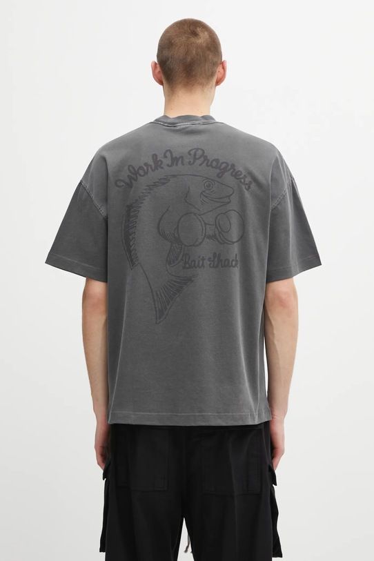 Clothing Carhartt WIP cotton t-shirt S/S Bait Shack T-Shirt I034660.89GD gray