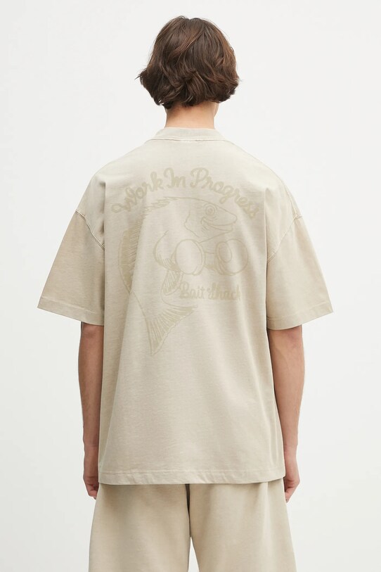 Îmbrăcăminte Carhartt WIP tricou din bumbac S/S Bait Shack T-Shirt I034660.G1GD bej