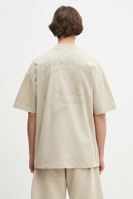 Clothing Carhartt WIP cotton t-shirt S/S Bait Shack T-Shirt I034660.G1GD beige