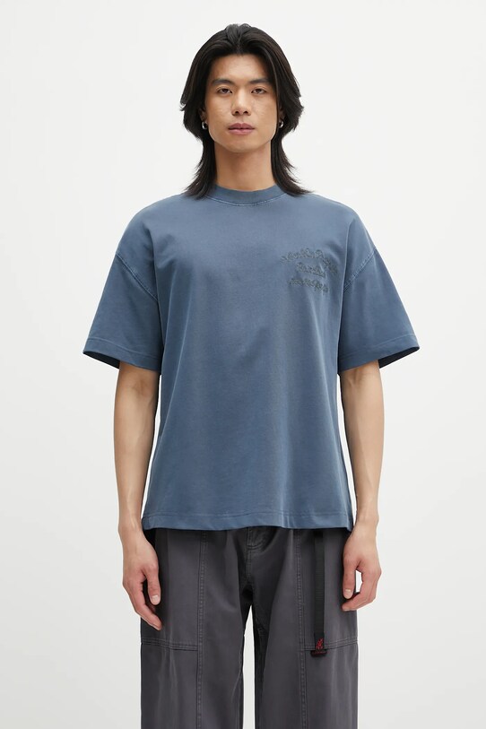 Carhartt WIP t-shirt bawełniany S/S Bait Shack T-Shirt bawełna niebieski I034660.2OTGD