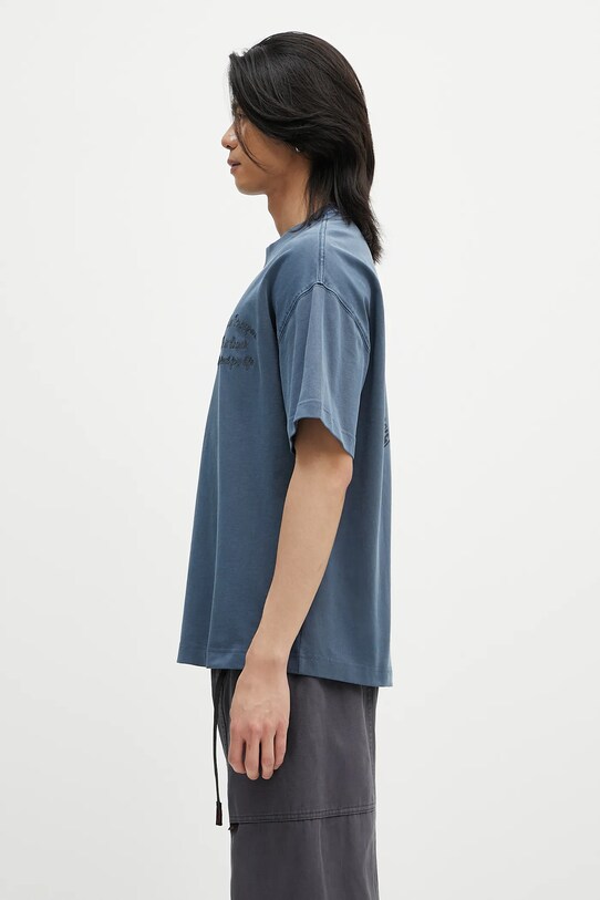 Carhartt WIP t-shirt bawełniany S/S Bait Shack T-Shirt I034660.2OTGD niebieski SS25