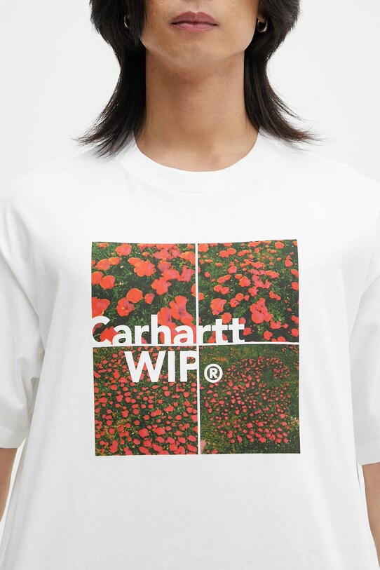 Carhartt WIP t-shirt S/S Valley T-Shirt bianco I034657.02XX