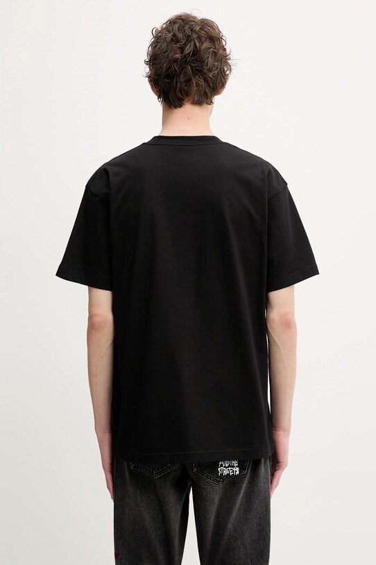 Odzież Carhartt WIP t-shirt bawełniany S/S Valley T-Shirt I034657.89XX czarny