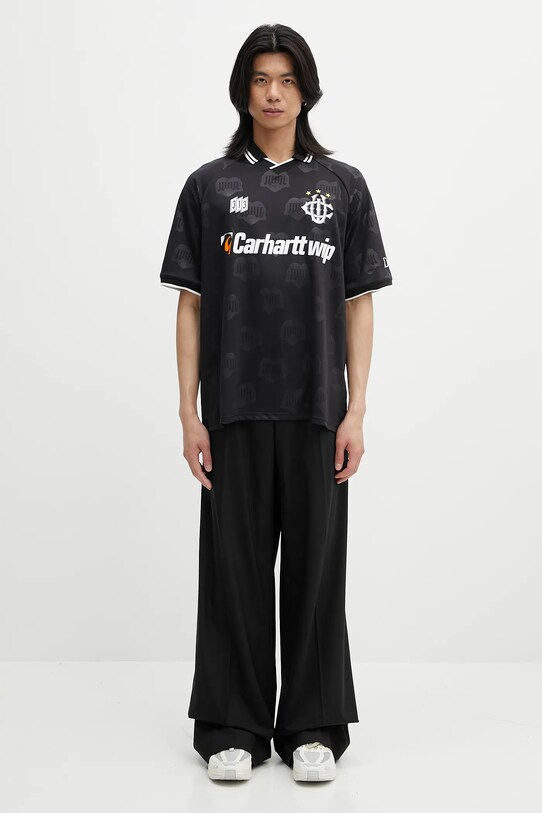 Поло Carhartt WIP S/S Hartt’s Football T-Shirt I034625.2UFXX чёрный