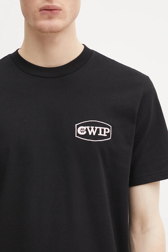 Памучна тениска Carhartt WIP S/S Lay Up T-Shirt черен I034765.2XQXX