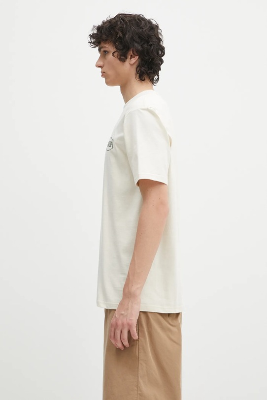Хлопковая футболка Carhartt WIP S/S Lay Up T-Shirt I034765.2XPXX бежевый SS25