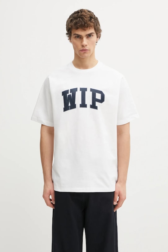 Βαμβακερό μπλουζάκι Carhartt WIP S/S WIP T-Shirt χαλαρό λευκό I034646.2Y2XX