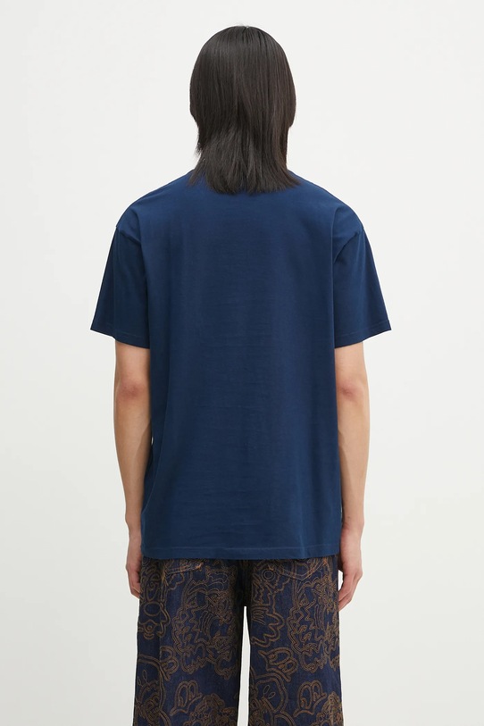 Oblečení Bavlněné tričko Carhartt WIP S/S Lecture T-Shirt I034766.E74G námořnická modř