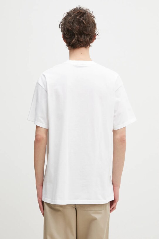 Одежда Хлопковая футболка Carhartt WIP S/S Lecture T-Shirt I034766.024G белый