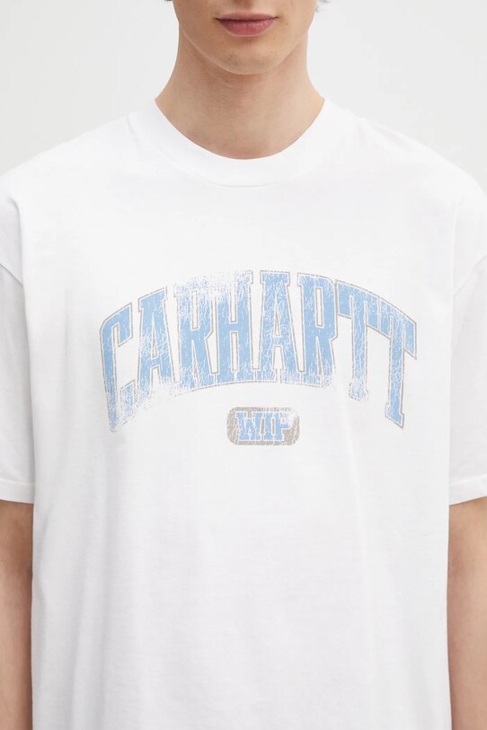 Хлопковая футболка Carhartt WIP S/S Lecture T-Shirt белый I034766.024G