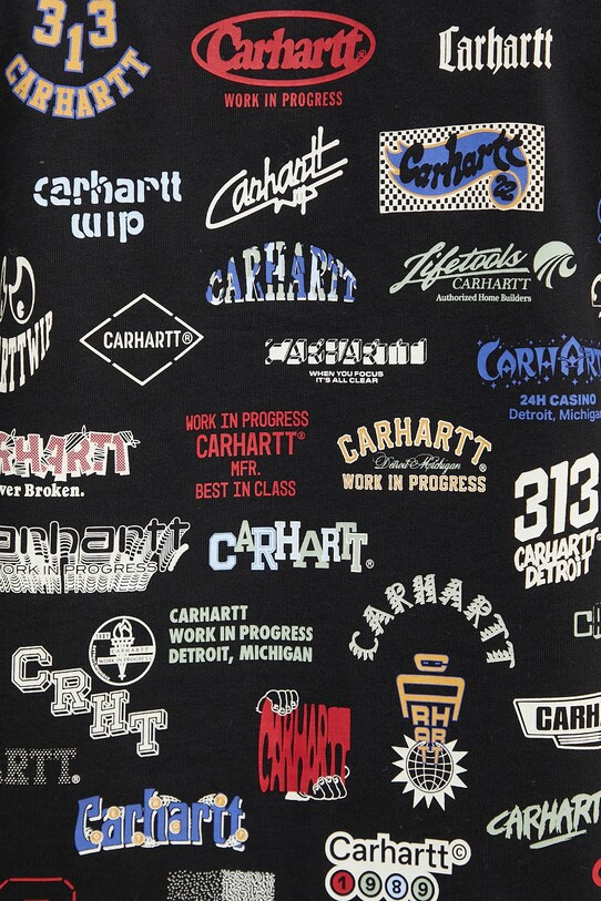 Bavlnené tričko Carhartt WIP S/S Logo T-Shirt I034643.89XX čierna