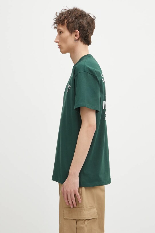 Carhartt WIP t-shirt bawełniany S/S Cabinetry T-Shirt I034779.2RQXX zielony SS25