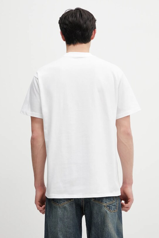 Odzież Carhartt WIP t-shirt bawełniany S/S Jacob Rochester T-Shirt I034780.02XX biały